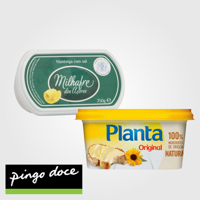 Manteigas, margarinas e cremes de barrar