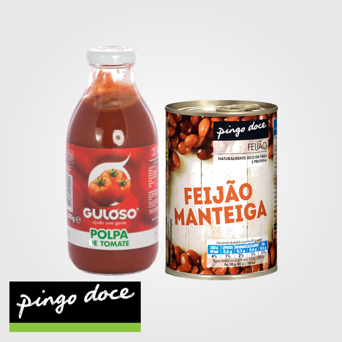 Tomate, feijão, grão e outros