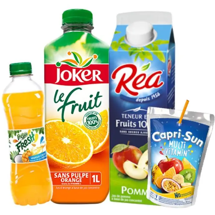 Jus et sirops