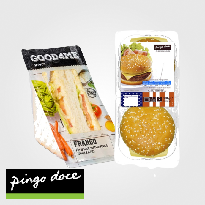 Sandes, wraps e hambúrgueres