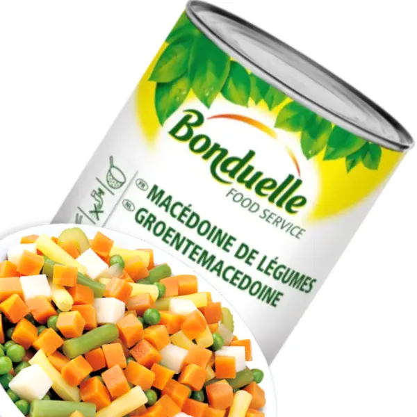 Conserves de légumes.