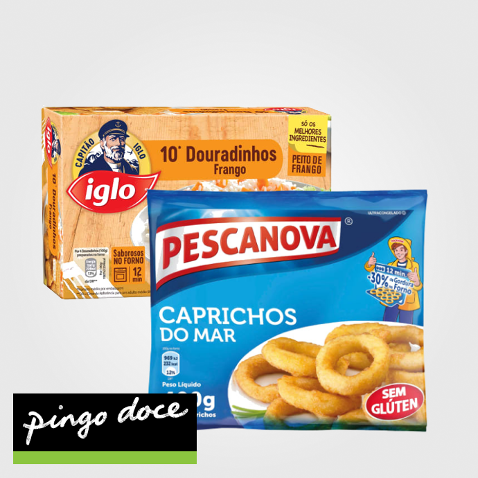 Douradinhos, crocantes e nuggets