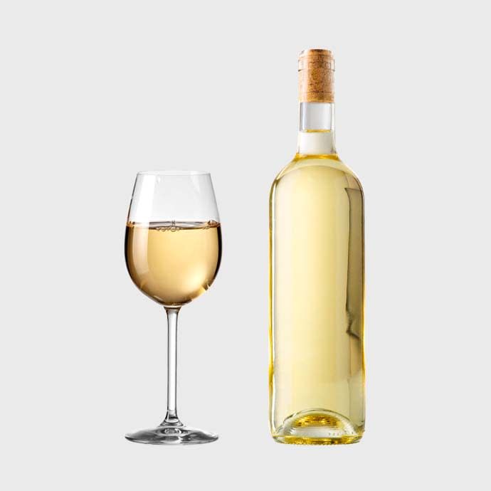 Wino białe i różowe
