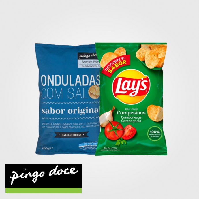 Batatas fritas e snacks