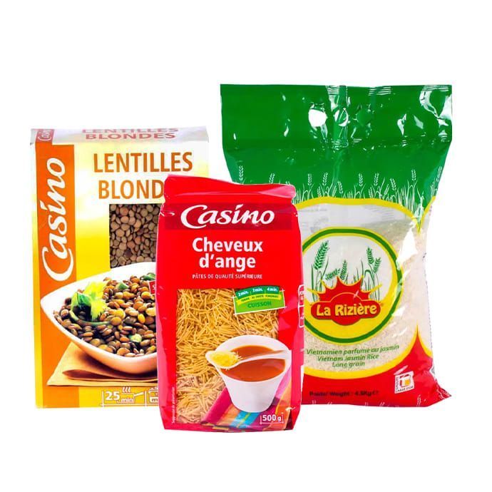 Riz, pâtes et féculents