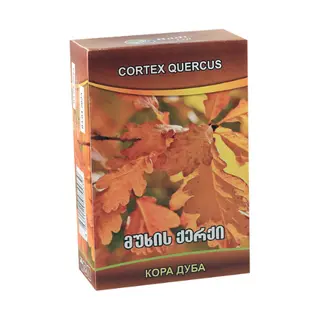 ს/მც მუხის ქერქი მცენარეული ნედლეული 40გრ  #1 0 Cortex Quercus 40gr