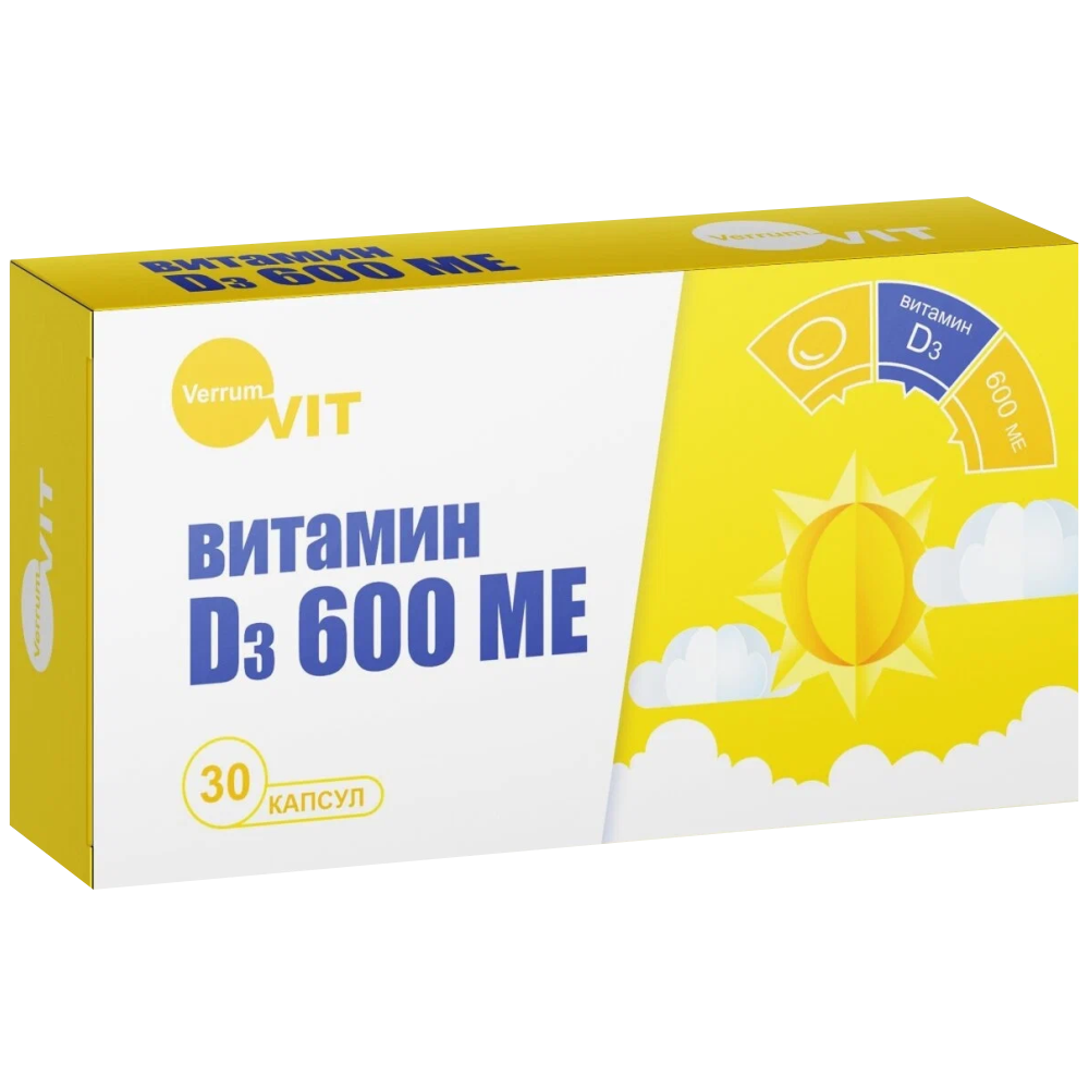 *Verrum-Vit Vitamin D 600 IJ A30 caps.