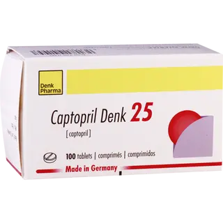 კაპტოპრილი დენკი ტაბლეტი 25მგ #100 0 Captopril Denk 25mg tab #100