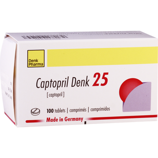 კაპტოპრილი დენკი ტაბლეტი 25მგ #100 0 Captopril Denk 25mg tab #100
