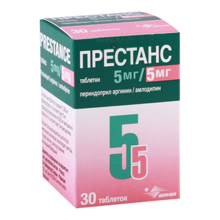 პრესტანსი ტაბლეტი  5მგ+5მგ #30 0 Prestrance tab 5mg+5mg #30