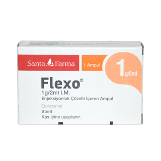 ფლექსო ხსნარი საინექციო ზეთოვანი 1000მგ/2მლ ამპულა  #1 0 Flexo ampulis 1gr/2ml #1 /TR/