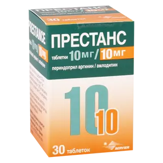 პრესტანსი ტაბლეტი 10მგ+10მგ #30 0 Prestrance tab 10mg+10mg #30