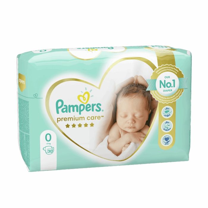 Pampers pelene premium care 0 do 3kg 30kg