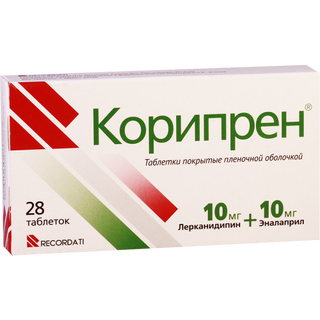 კორიპრენი ტაბლეტი 10მგ+10მგ #28 0 Coripren tab 10mg+10mg #28