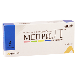 მეპრილი ტაბლეტი 4მგ #30 0 Mepril tab 4mg #30
