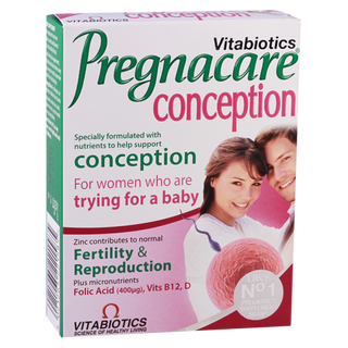 ვიტაბიოტიქსი პრეგნაქეა ჩასახვა ტაბლეტი #30 0 PREGNACARE CONCEPTION TABS #30