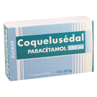 კოკლუსედალი პარაცეტამოლი სანთელი რექტალური 250მგ #10 0 Coquelusedal paracetamol supp rect 250mg #10