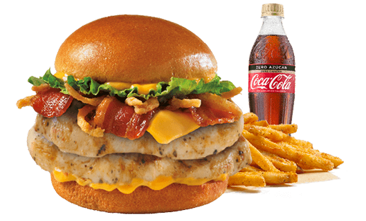 Menú The Cheesy Onion Doble Grill