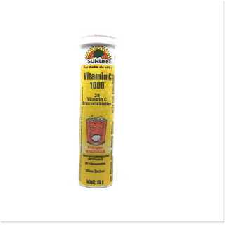ვიტამინი C ტაბლეტი შუშხუნა 1000მგ  #20 0 Vitamin C tab efferscent 1000mg #20