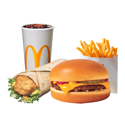 Duo Mabrouk : P'tit Wrap + Cheeseburger