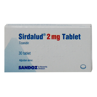 სირდალუდი ტაბლეტი 2მგ  #30 0 Sirdalud 2mg tabs /TR/ #30