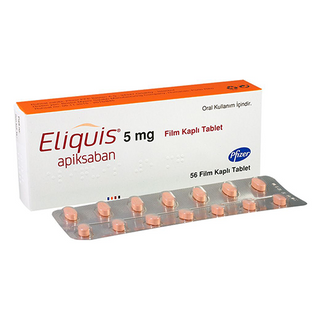 ელიქვისი ტაბლეტი 5მგ  #56 0 Eliquis tab 5mg /TR/ #56