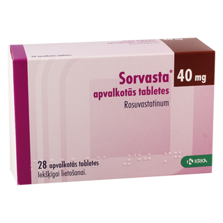 სორვასტა ტაბლეტი 40მგ #28 0 Sorvasta tab 40mg #28