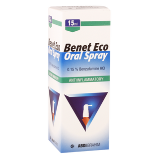 ბენეტი ეკო სპრეი ორალური 0.15% 15მლ ფლაკონი #1 0 Benet Eco spary 0.15% 15ml #1