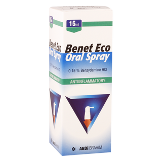 ბენეტი ეკო სპრეი ორალური 0.15% 15მლ ფლაკონი #1 0 Benet Eco spary 0.15% 15ml #1