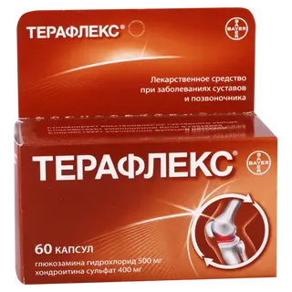 ტერაფლექსი კაფსულა 500მგ+400მგ #60 0 Theraflex caps #60