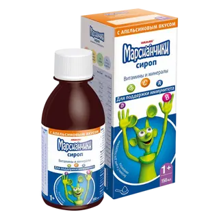 მარსიანჩიკი სიროფი 150მლ ფლაკონი #1 0 Martians syrup 150ml #1