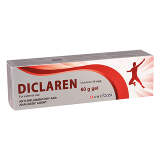 დიკლარენი გელი 1%  60გრ #1 0 Diclaren gel 10mg/g 60g #1