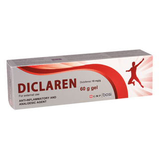 დიკლარენი გელი 1%  60გრ #1 0 Diclaren gel 10mg/g 60g #1