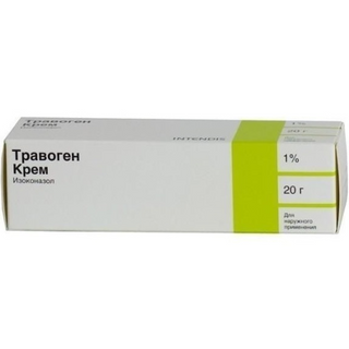 ტრავოგენი კრემი 1% 20გრ ტუბი #1 0 Travogen cream 1% 20g