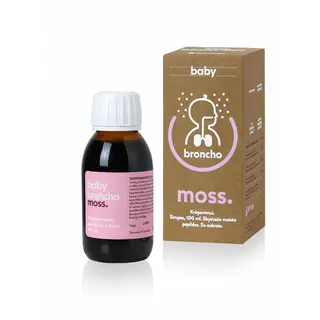 ბრონქო მოსი ბეიბი სიროფი 100მლ ფლაკონი #1 0 Broncho moss Bby syrup 100ml #1