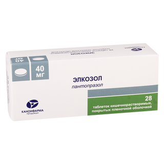 ელკოზოლი ტაბლეტი 40მგ #28 0 Elcozol tab 40mg #28