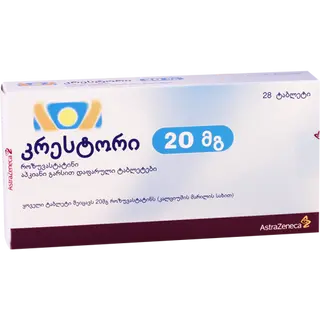 კრესტორი ტაბლეტი 20მგ #28 0 Crestor tab 20mg #28