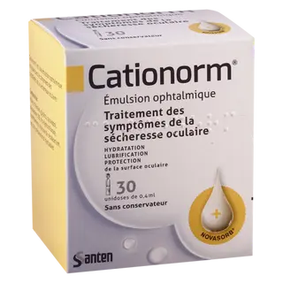 კათიონორმი წვეთები თვალის 0.4მლ  #30 0 Cationorm eye dr 0.4ml #30