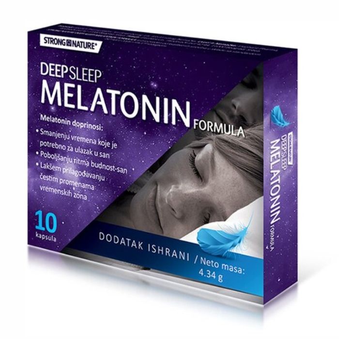 *Strong Nature Deep Sleep Melatonin 10 kaps