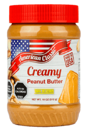 American Recipe Crunchy Peanut Butter – 400 g