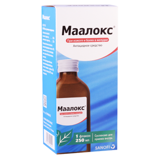 მაალოქსი სუსპენზია ორალური 250მლ ფლაკონი #1 0 Maalox susp 250ml