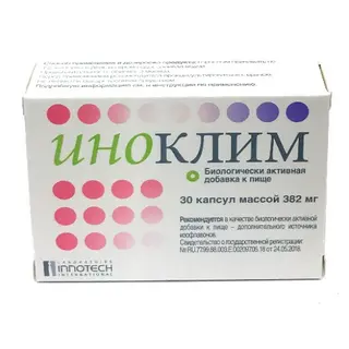 ინოკლიმი კაფსულა 382მგ #30 0 Inoclim caps 382mg #30