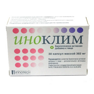 ინოკლიმი კაფსულა 382მგ #30 0 Inoclim caps 382mg #30