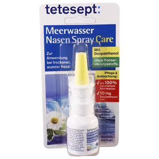 ტეტესეპტი სპრეი ცხვირის 20მლ ფლაკონი #1 0 Tetesept Meerwasser(Sea Water) Nasal Spray 20ml #1