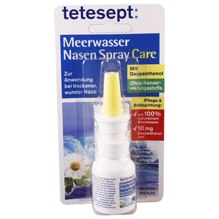 ტეტესეპტი სპრეი ცხვირის 20მლ ფლაკონი #1 0 Tetesept Meerwasser(Sea Water) Nasal Spray 20ml #1