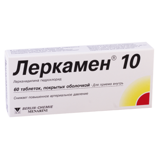 ლერკამენი ტაბლეტი 10მგ #60 0 Lerkamen tab 10mg #60