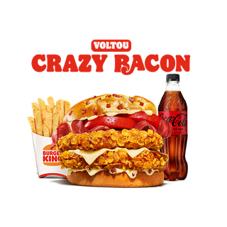 Menu Crazy Bacon Double Crispy Chicken