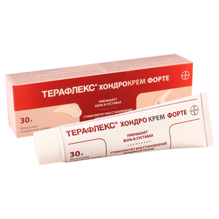 ტერაფლექსი ხონდრო ფორტე კრემი  30გრ ტუბი #1 0 THERAFLEX CHONDRO CREAM FORTE (50mg/10mg)/g 30gr #1