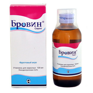 ბროვინი სიროფი 30მგ/5მლ 120მლ ფლაკონი #1 0 Brovin 0.6% syrup 120ml #1