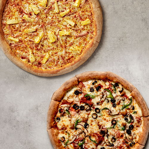 2 Pizzas Familiar Especialidades